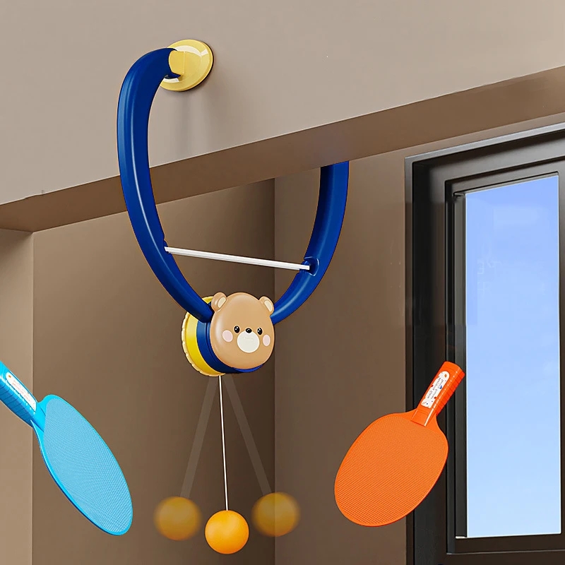 Table Tennis Drawing - Hangende tafeltennistrainer Sport speelgoed met racket