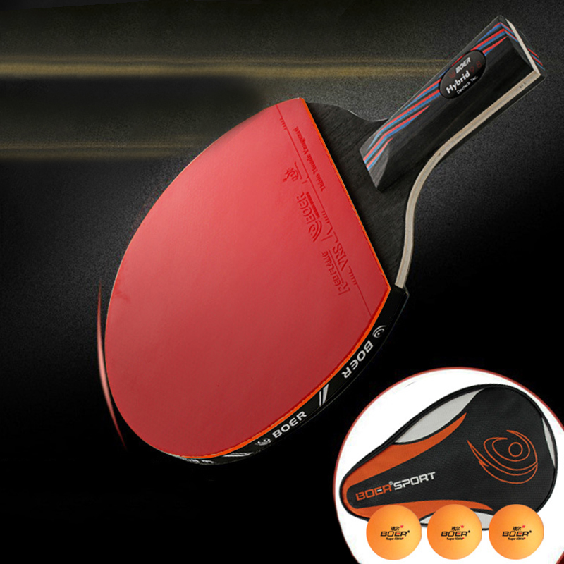 Forehand Training Ball - BOER 7-laags Tafeltennisbat Professionele Training +