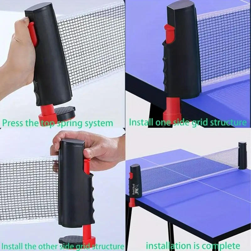 Table Tennis Kit - 2025 Hot Tafeltennisnet Overal Intrekbaar Rek