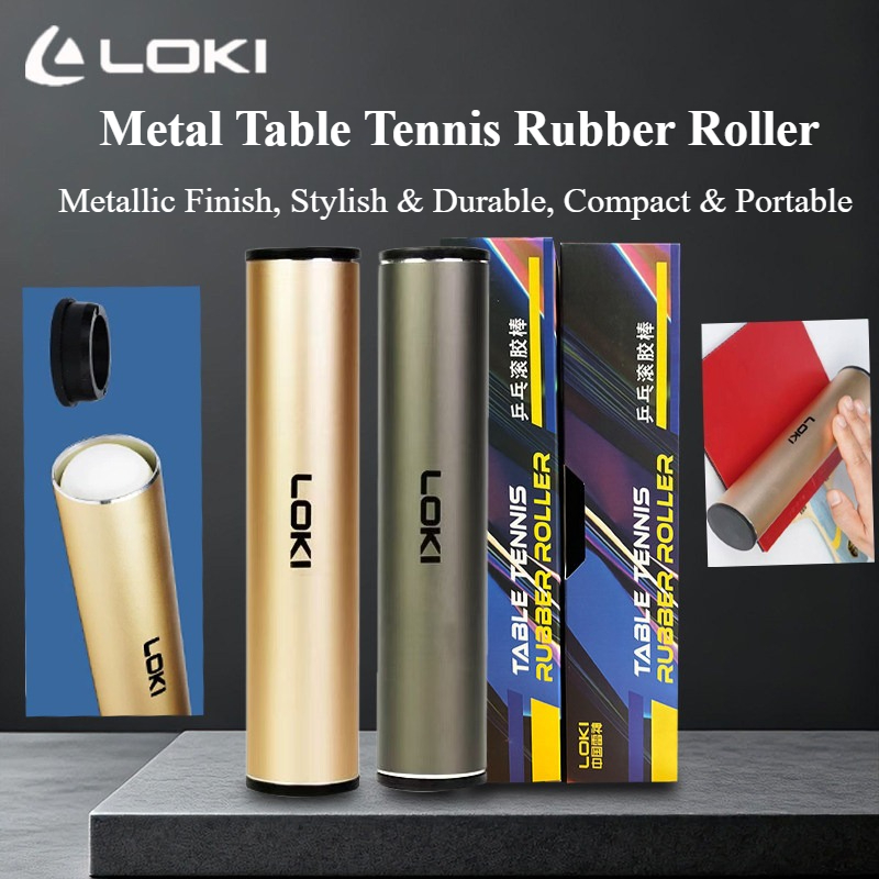 Table Tennis Single - LOKI Metalen Tafeltennis Rubber Roller Ball