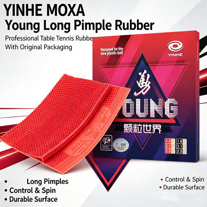 Table Tennis Single - Origineel YINHE YOUNG Long Pips-Out Tafeltennisrubber