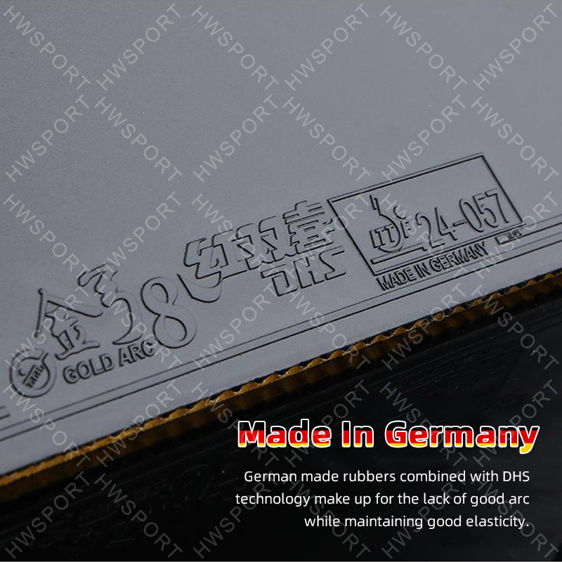 DHS Gold Arc 8 Tafeltennisrubb - Table Tennis Joola recensie en prijs