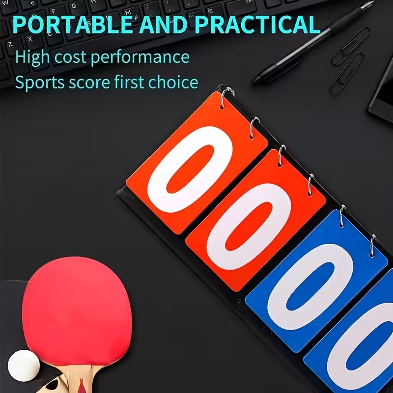4-cijferig omklapbaar scorebor - Table Tennis Score recensie en prijs