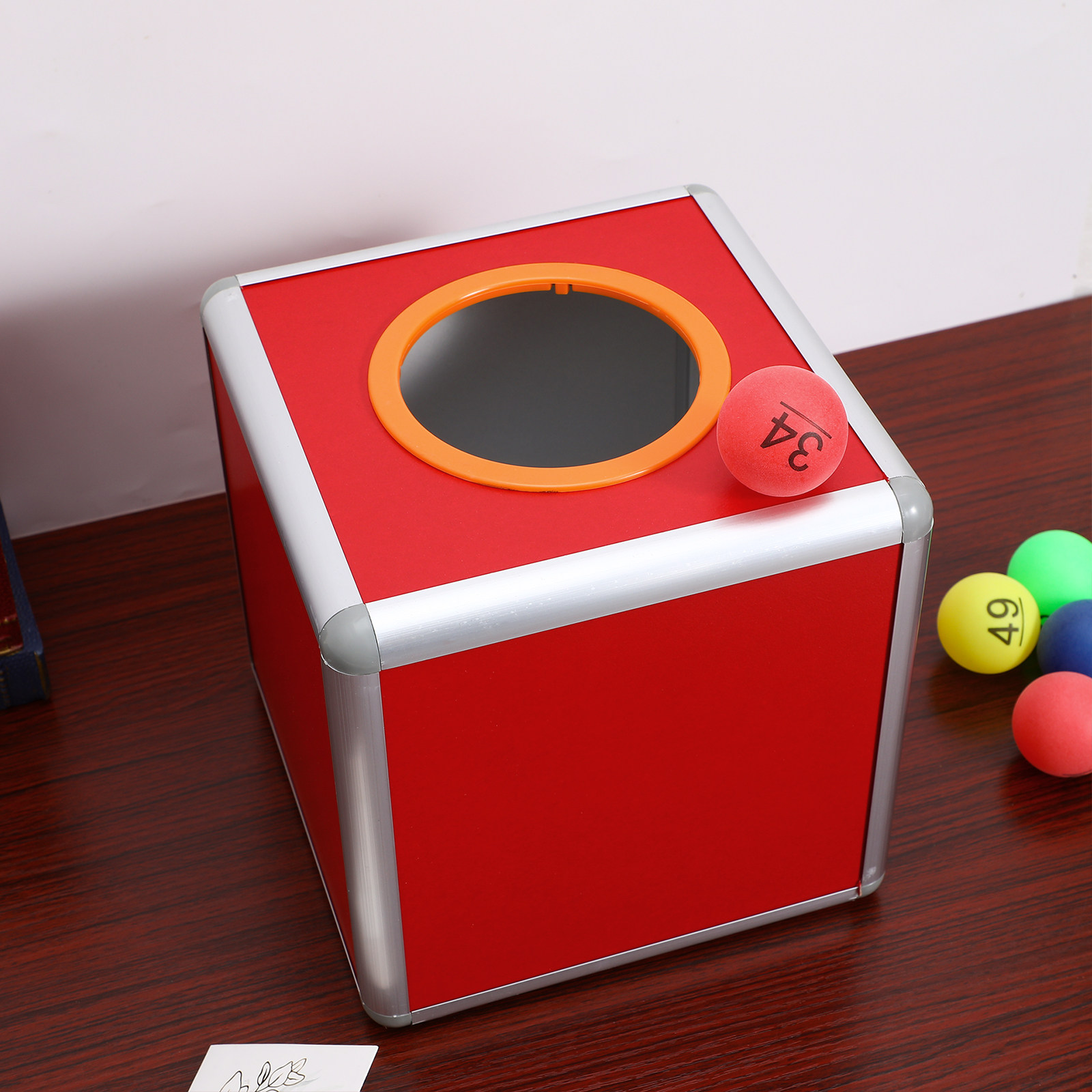 Loterijbox van aluminiumlegeri - Table Tennis Drawing recensie en prijs